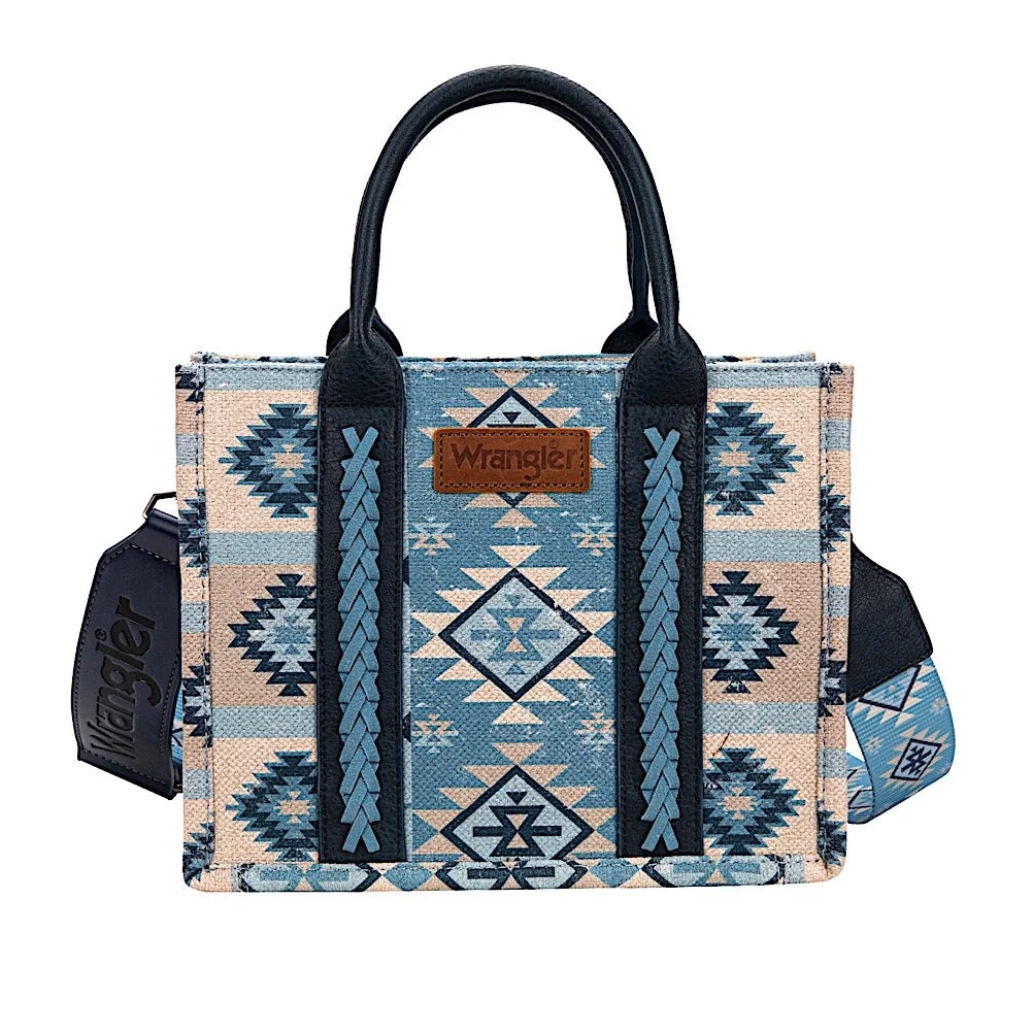 Wrangler Macy Aztec Crossbody Bag - Blue