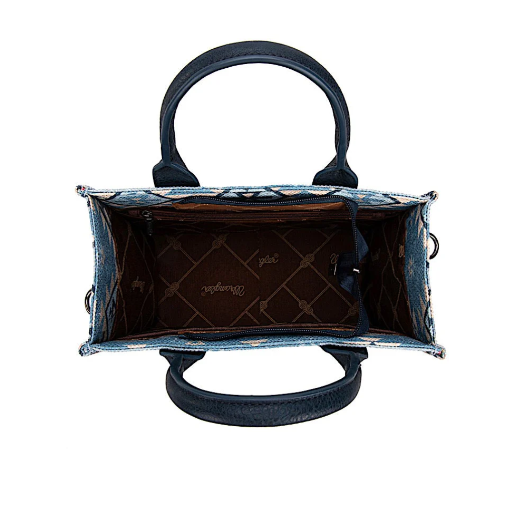 Wrangler Macy Aztec Crossbody Bag - Blue
