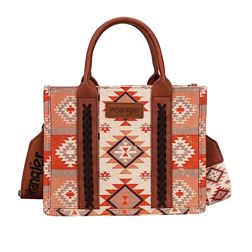 Wrangler Macy Aztec Crossbody Bag - Tan