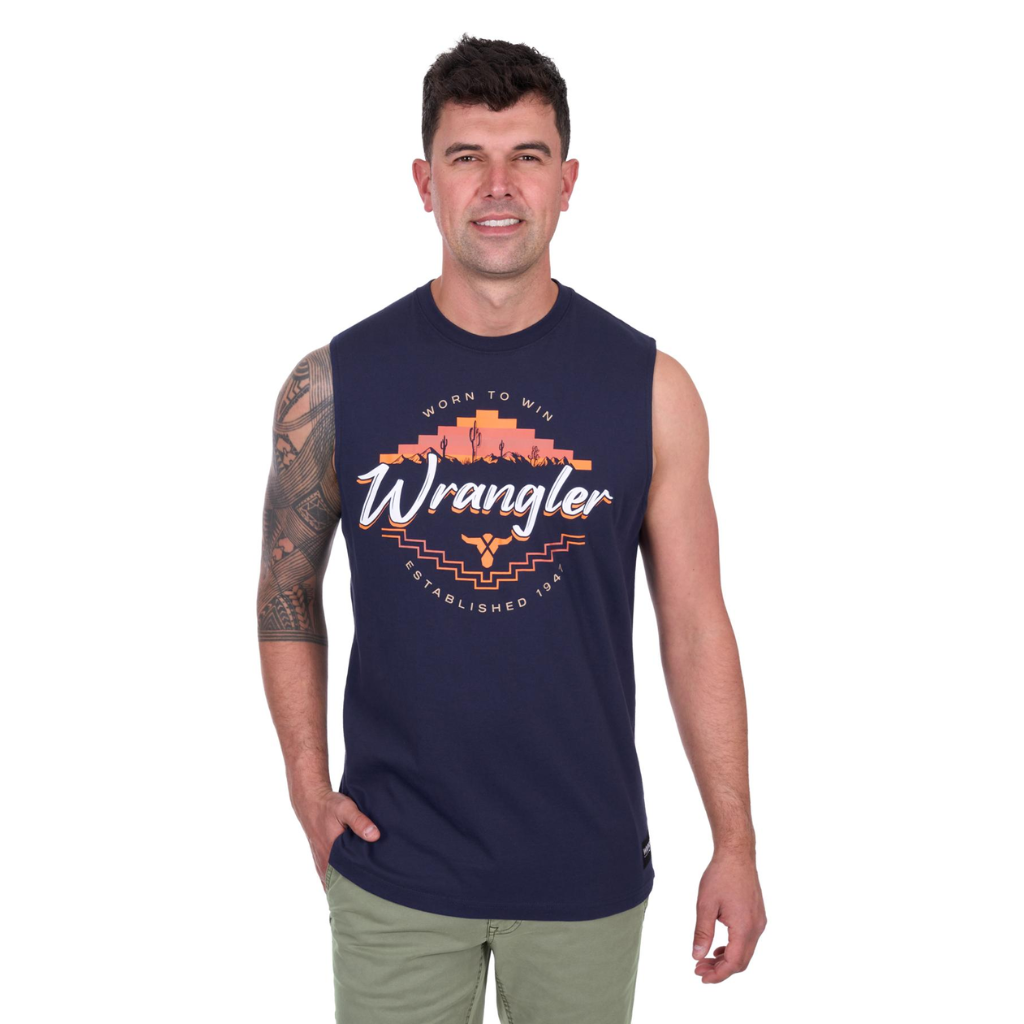 Wrangler Men's Mario Muscle Tank