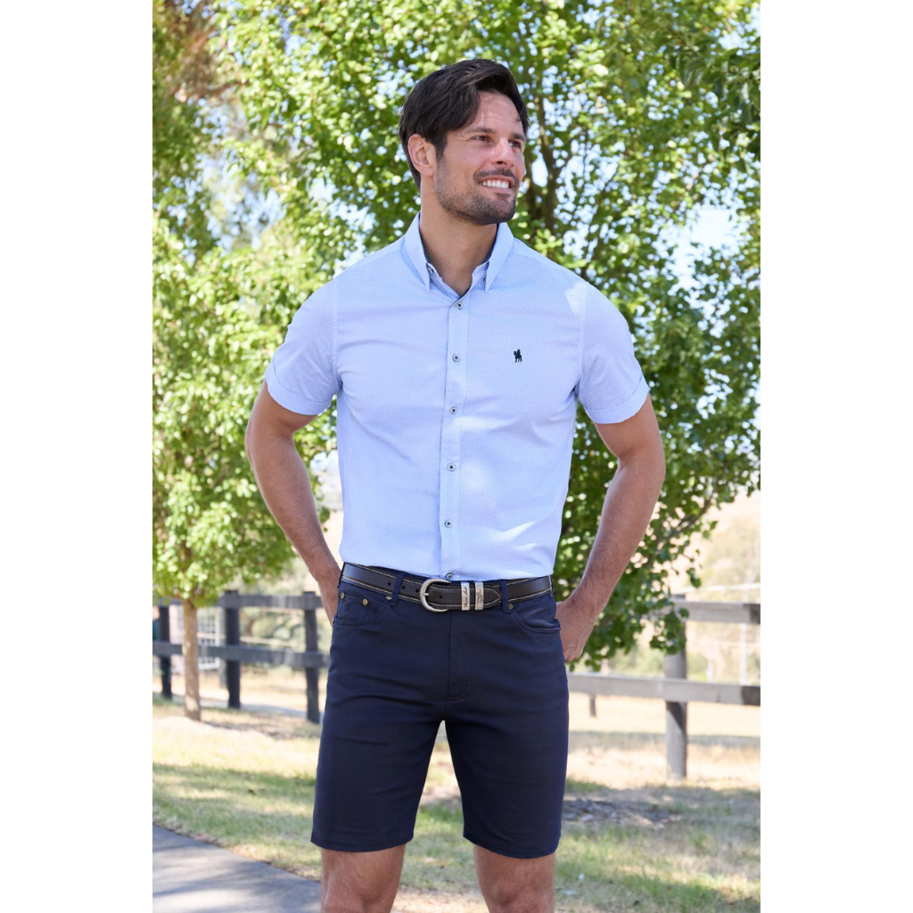 Men’s Thomas Cook Michael Print Tailored Short Sleeve Shirt