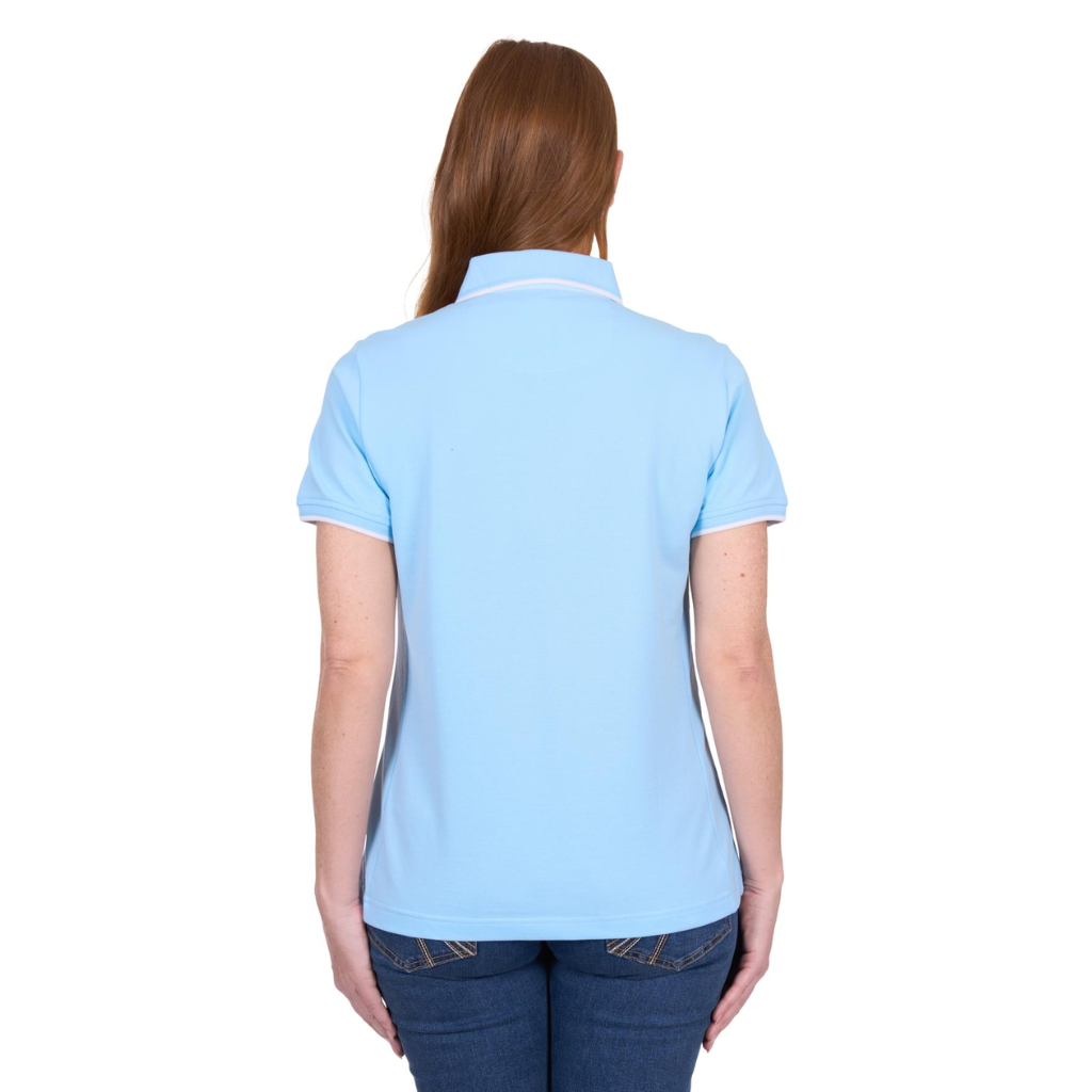 Women's Michelle Short Sleeve Polo Pale Blue