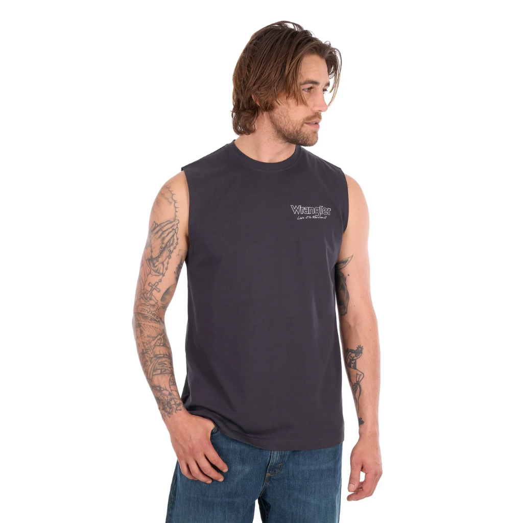 WRANGLER MENS PAUL MUSCLE TANK