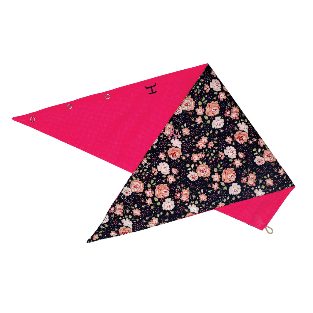 Just Country Women's Carlee Double Sided Scarf Navy/ Hot Pink