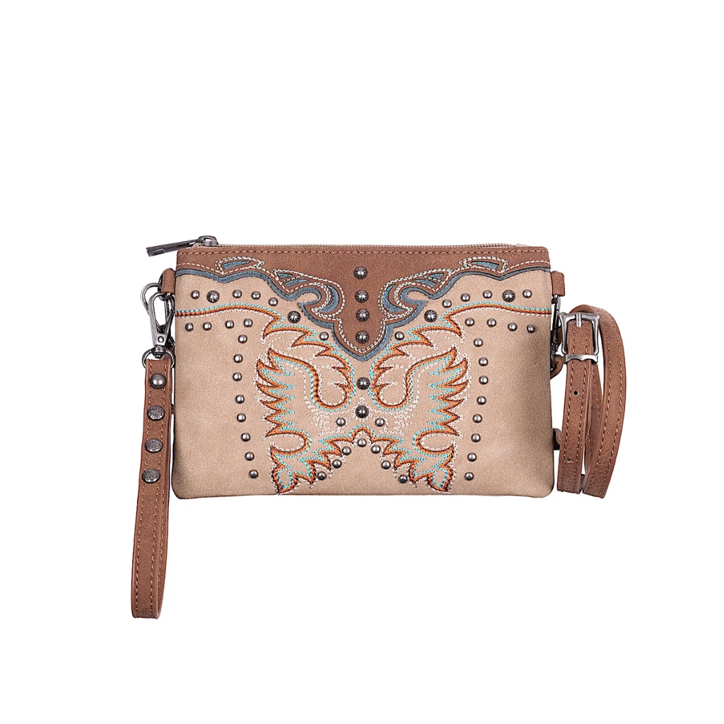 Pure Western Neve Wristlet Clutch Bag - Natural/Tan