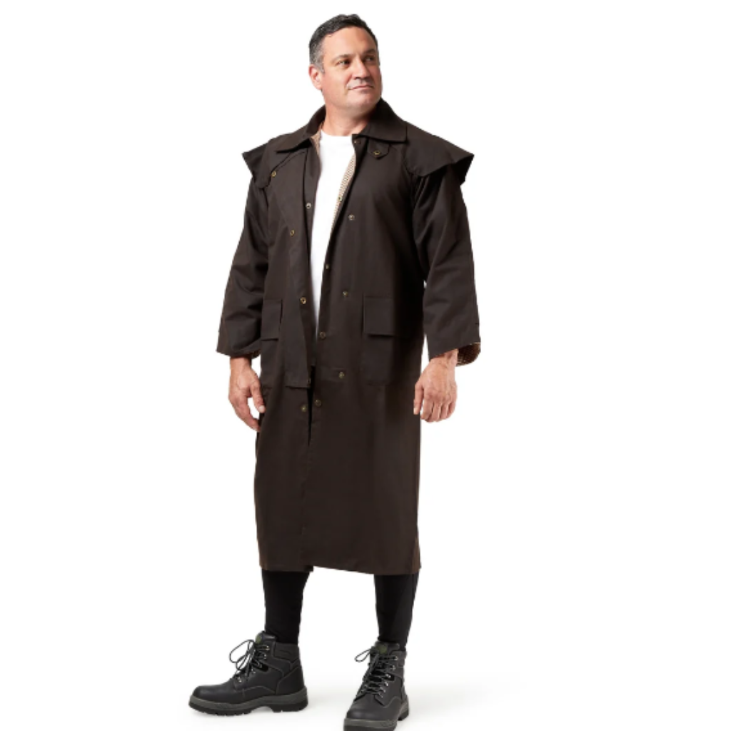 Syd Hill Oilskin Full Length Coat