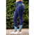 Bare Youth Performance Riding Tights Oxford Neon Blue