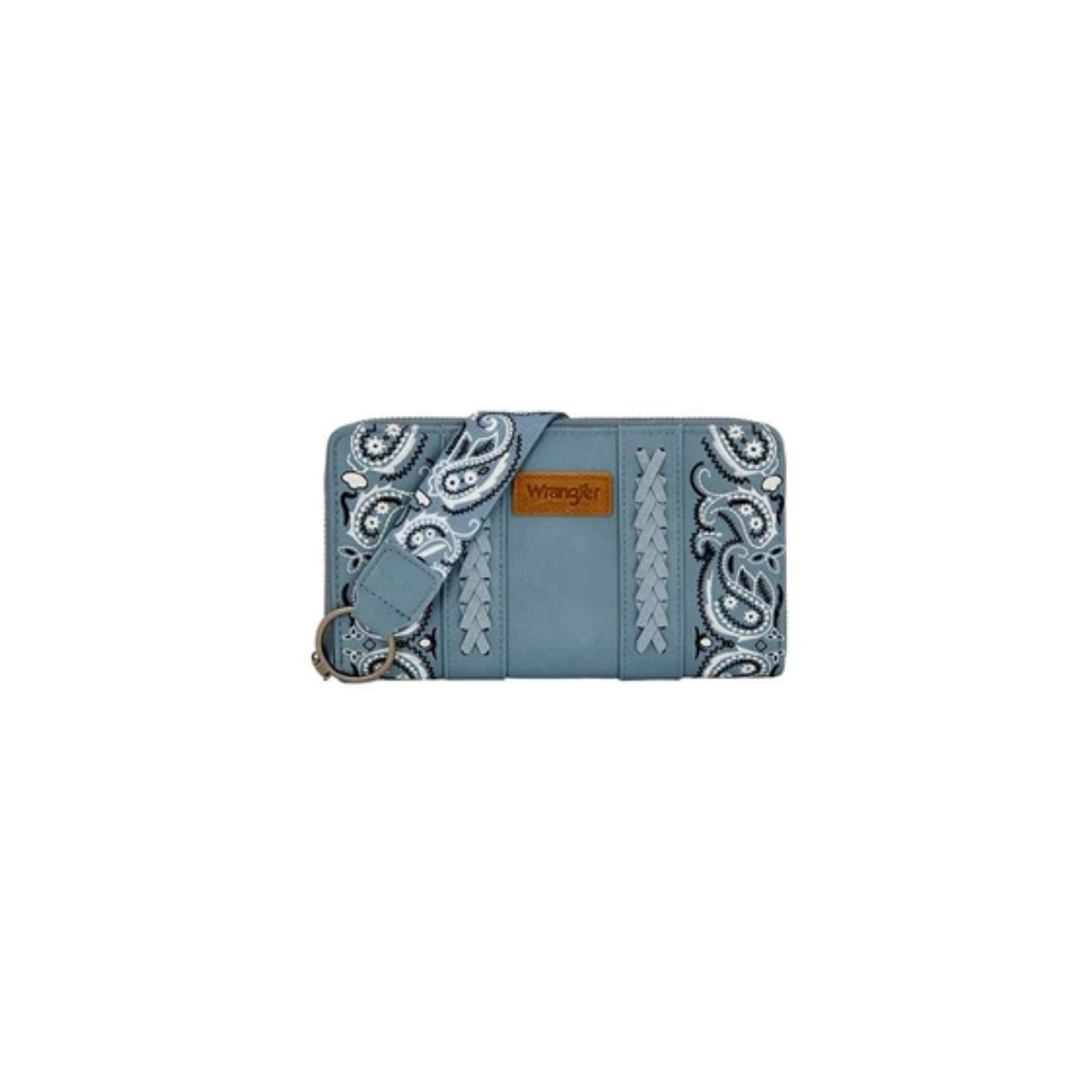 Wrangler Paisley Wallet - Blue