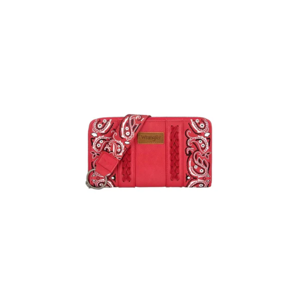 Wrangler Paisley Wallet - Red