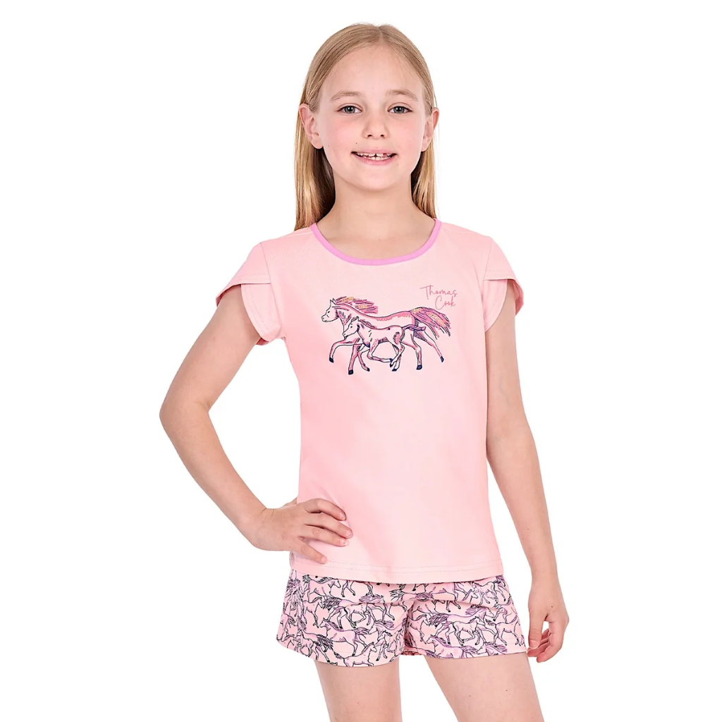 Thomas Cook Girl's Horses PJ - Peach