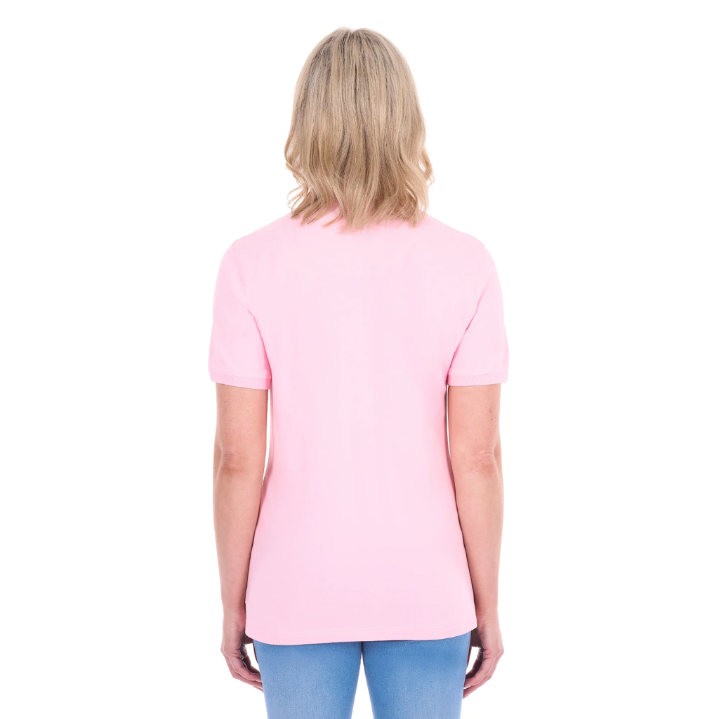 Thomas Cook Women's Classic Stretch S/S Polo Pale Pink