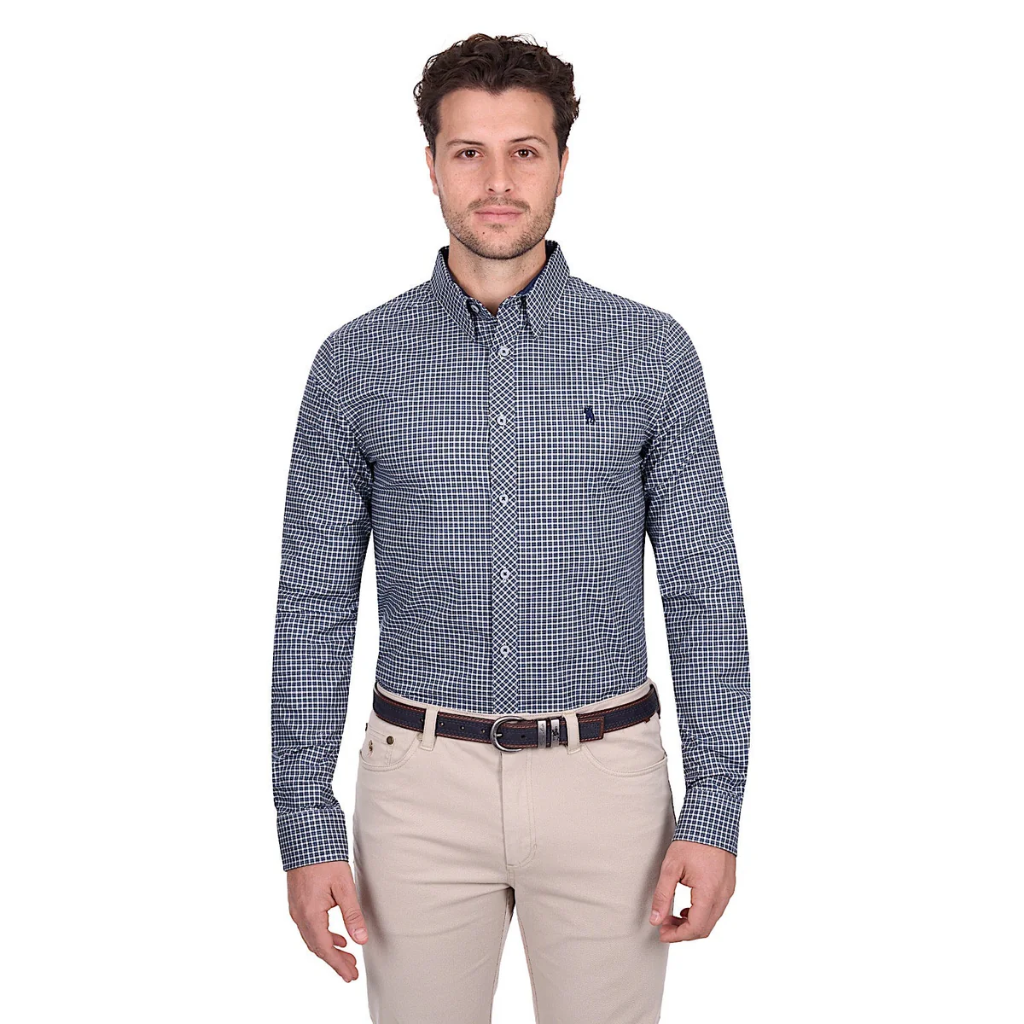 Thomas Cook Men's Ryan Tailored Shirt - Navy / Blue