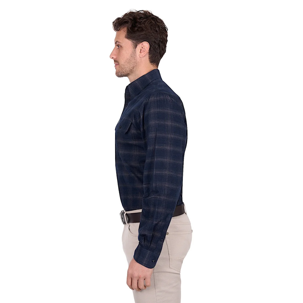 Thomas Cook Men's Ronald Thermal Shirt - Navy / Tan