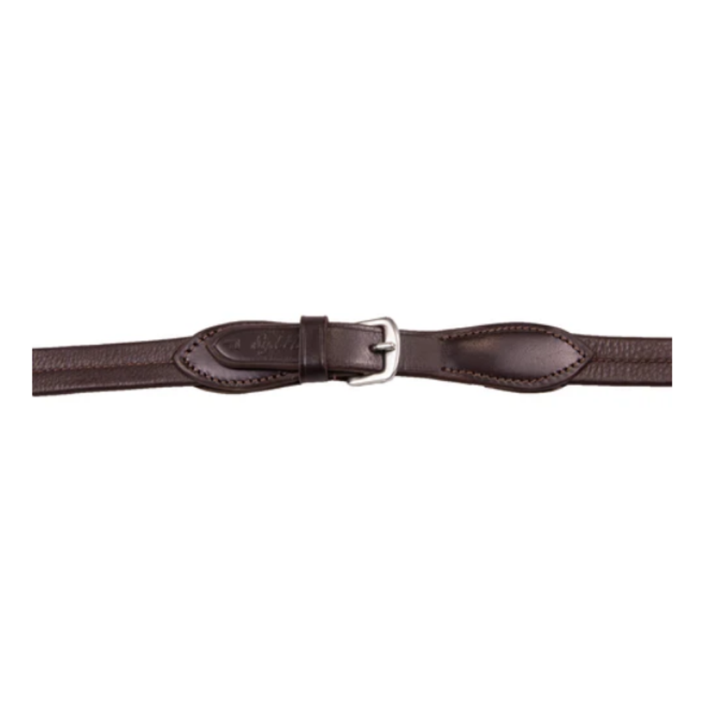 Syd Hill Premium Soft Padded Leather Reins Havana