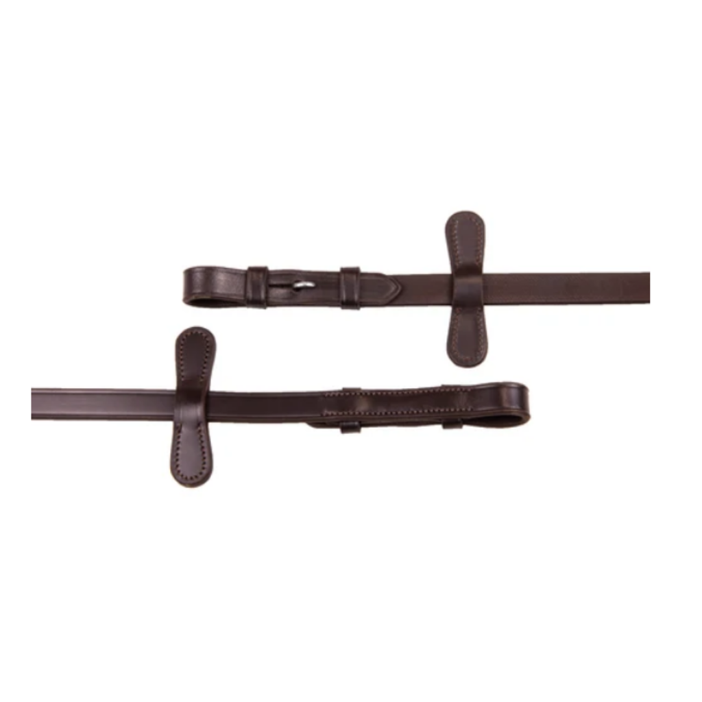 Syd Hill Premium Soft Padded Leather Reins Havana