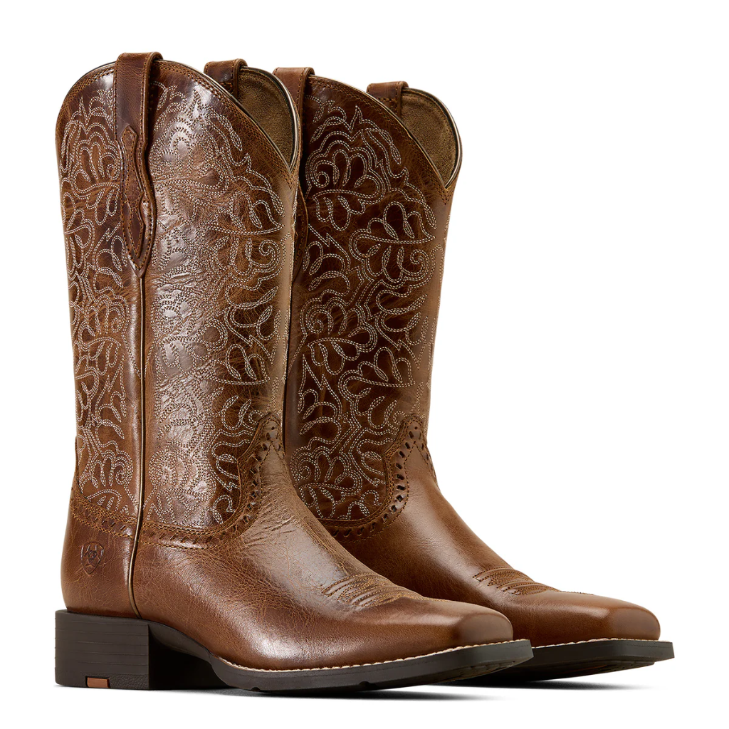Ariat Women's Round Up Remuda Wide Square Toe Western Boot