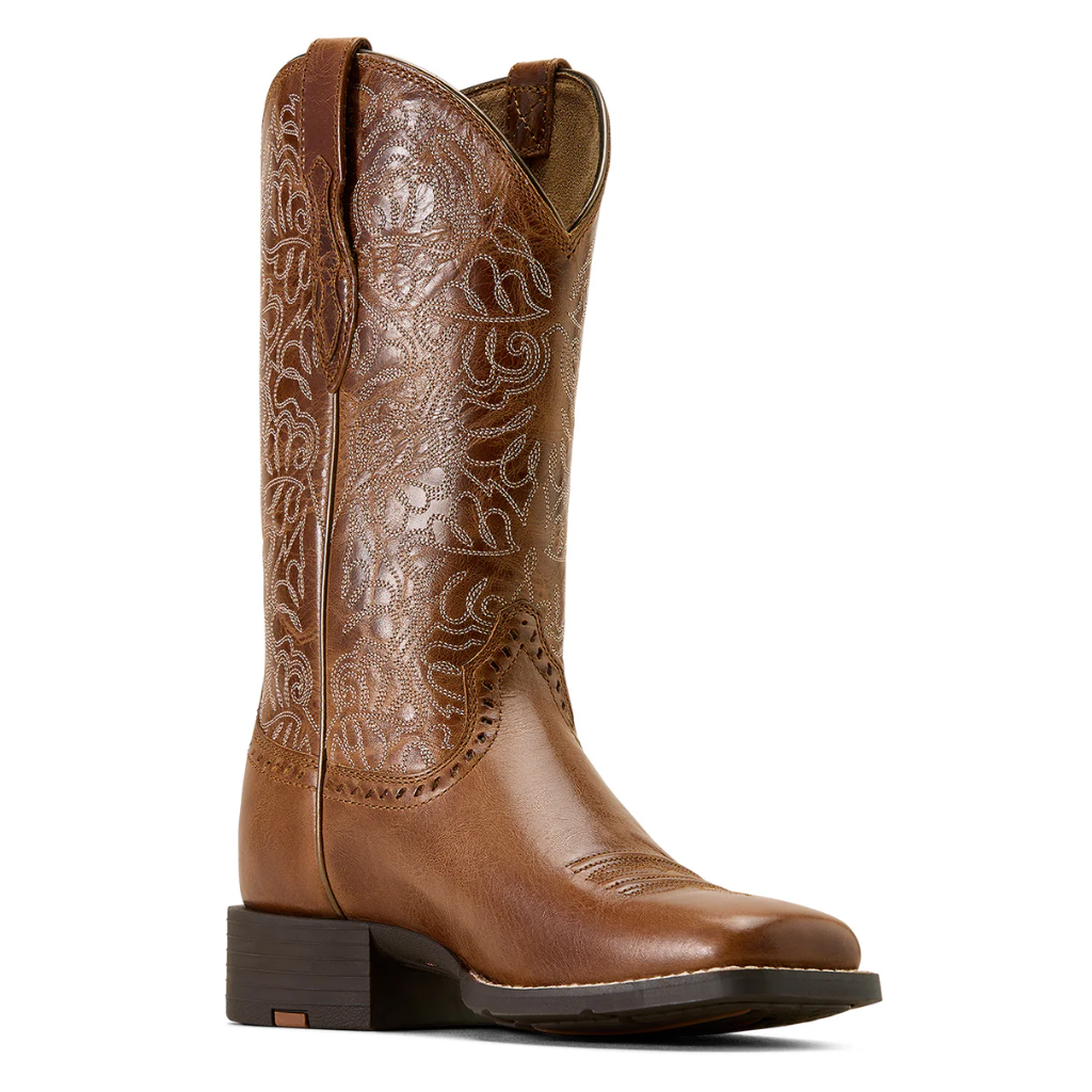 Ariat Women's Round Up Remuda Wide Square Toe Western Boot
