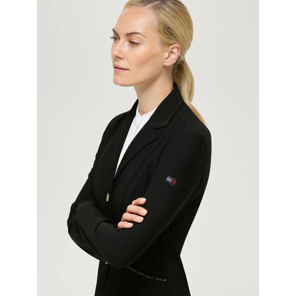 Tommy Hilfiger Costa Rhinestone Show Jacket Black