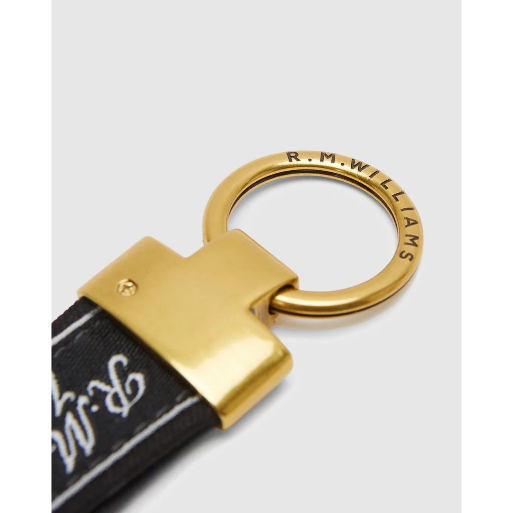 RM Williams Clarendon Key Fob Black