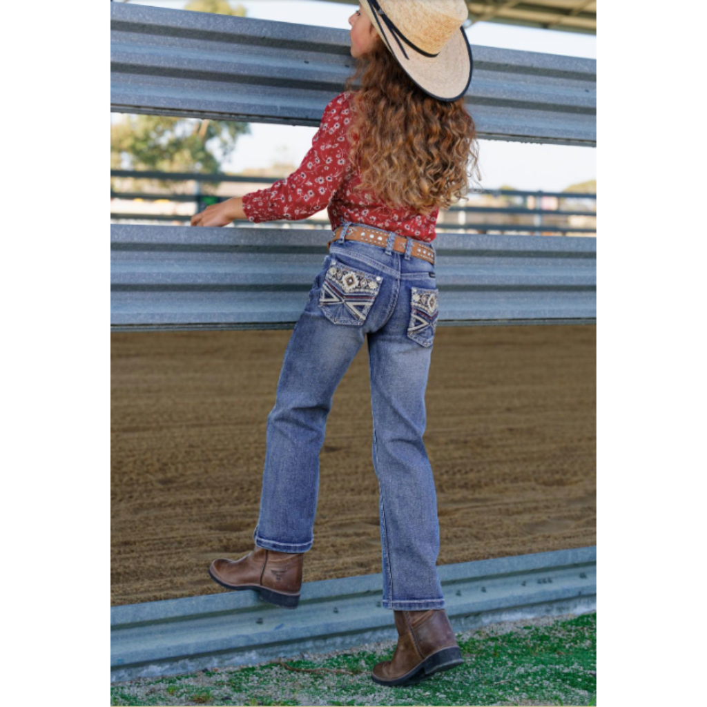 Girl's Pure Western Rue Straight Leg Jean
