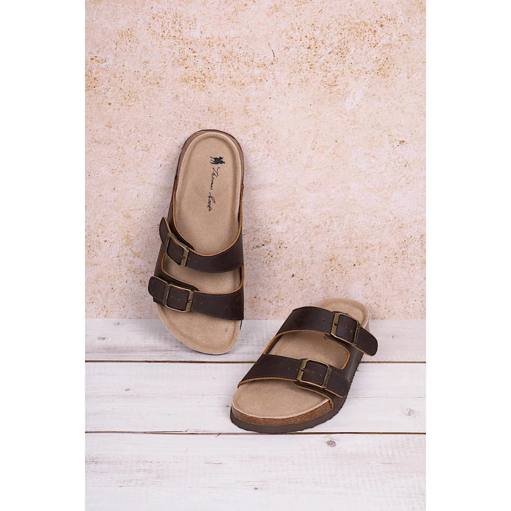 Thomas Cook Women's Trinity Buckle Sandal - Oiled Crazy Horse