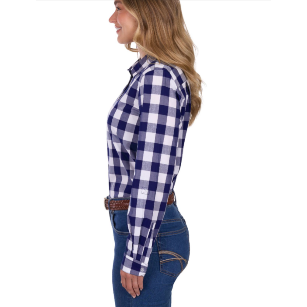 Women's Thomas Cook Scarlet Tab Long Sleeve Shirt Navy/White