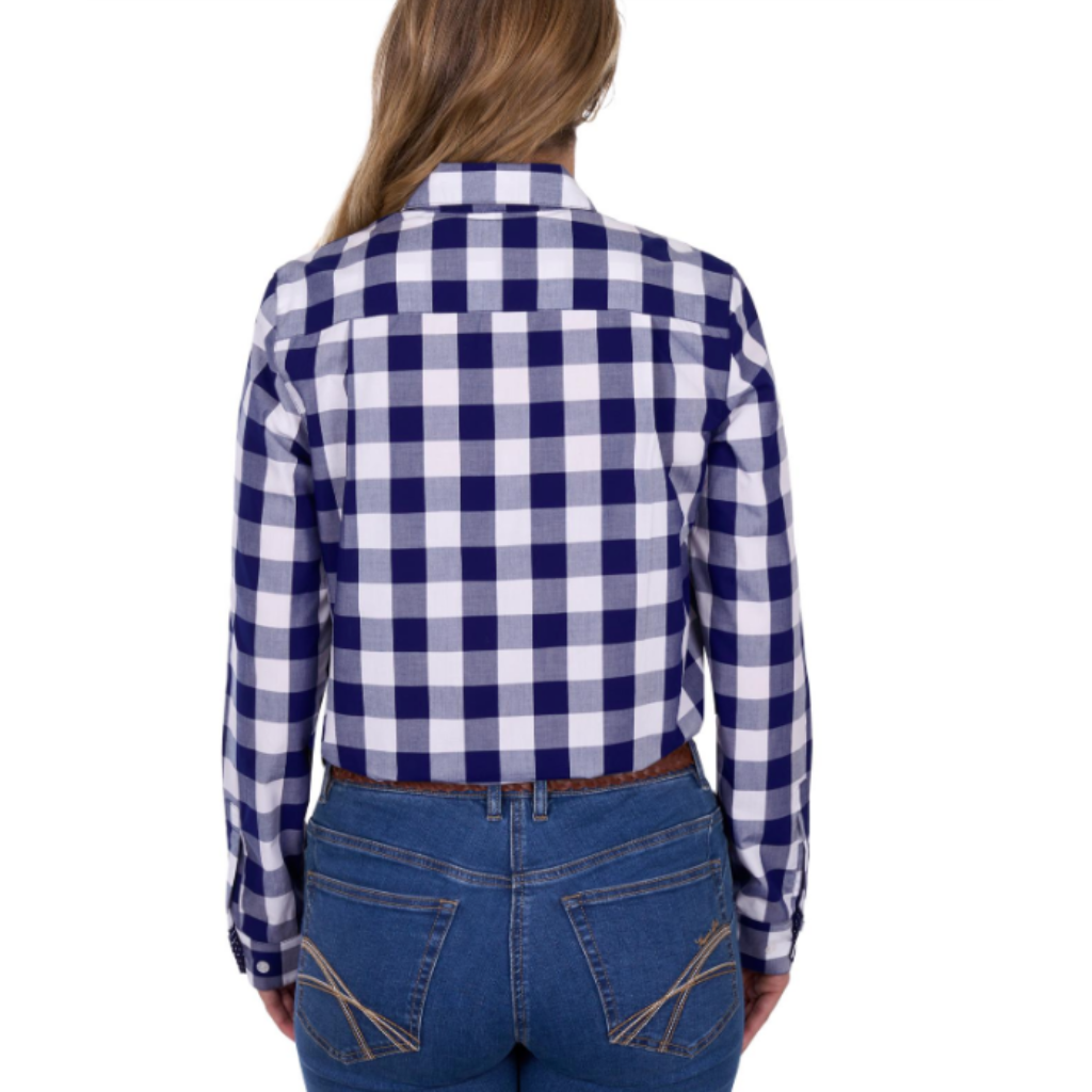 Women's Thomas Cook Scarlet Tab Long Sleeve Shirt Navy/White