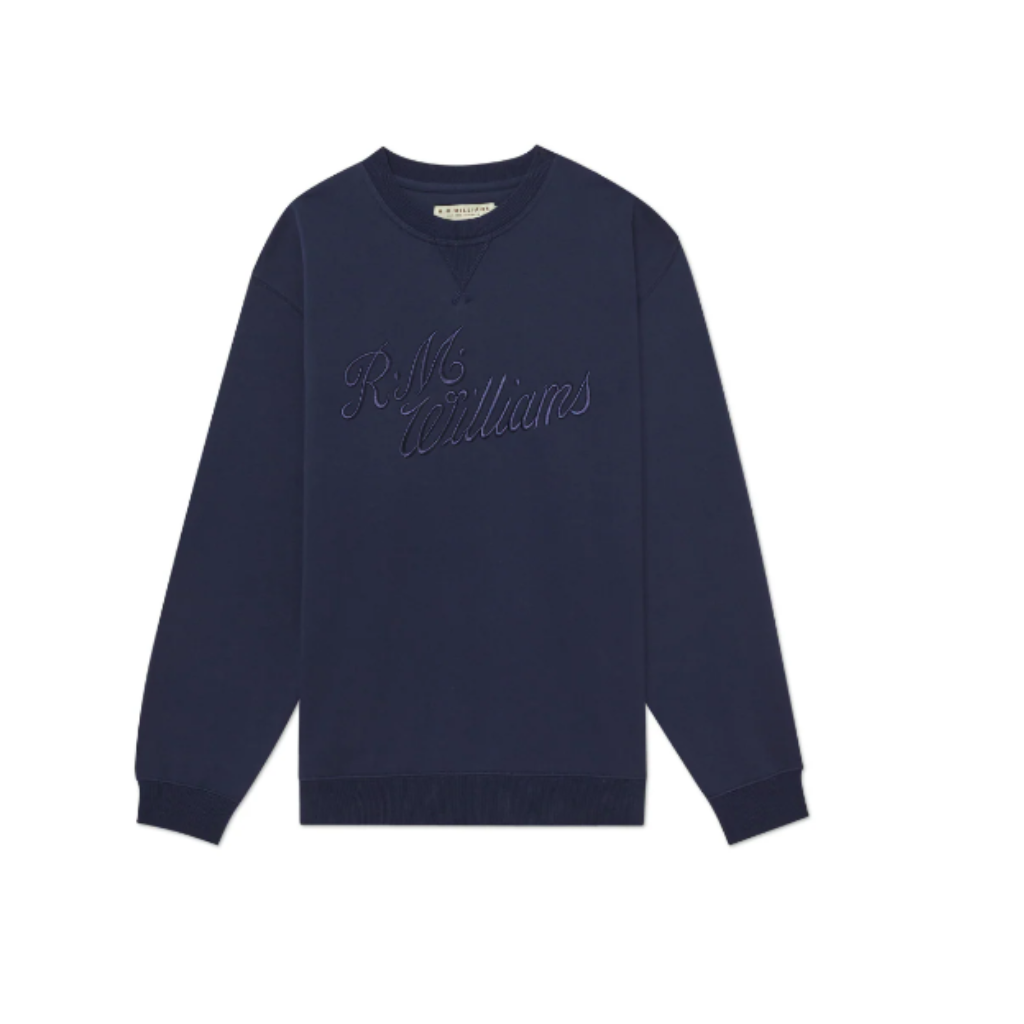 RMW Men's Script Jumper Navy