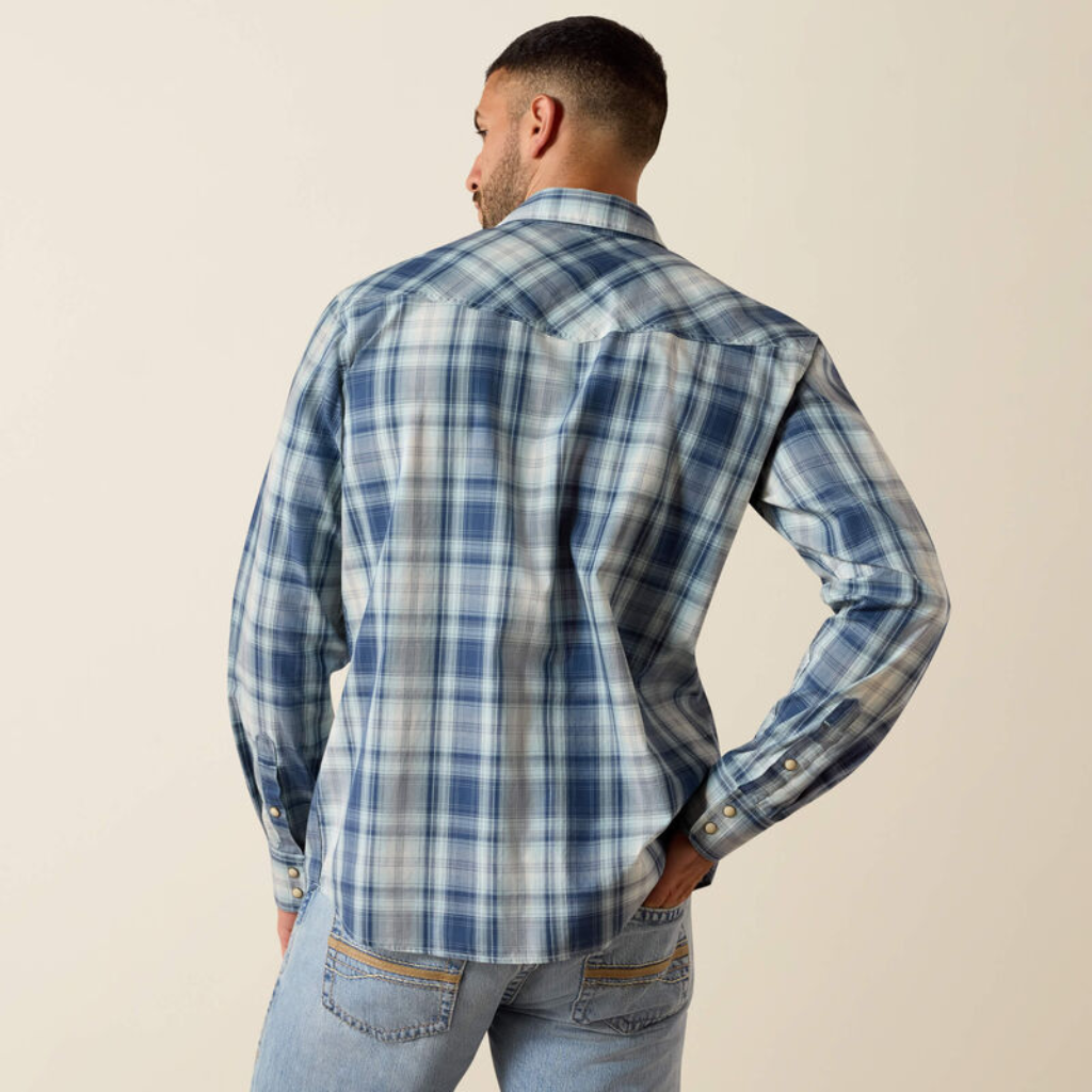 Ariat Men's Retro Heathcliff Fitted Western Snap Shirt
