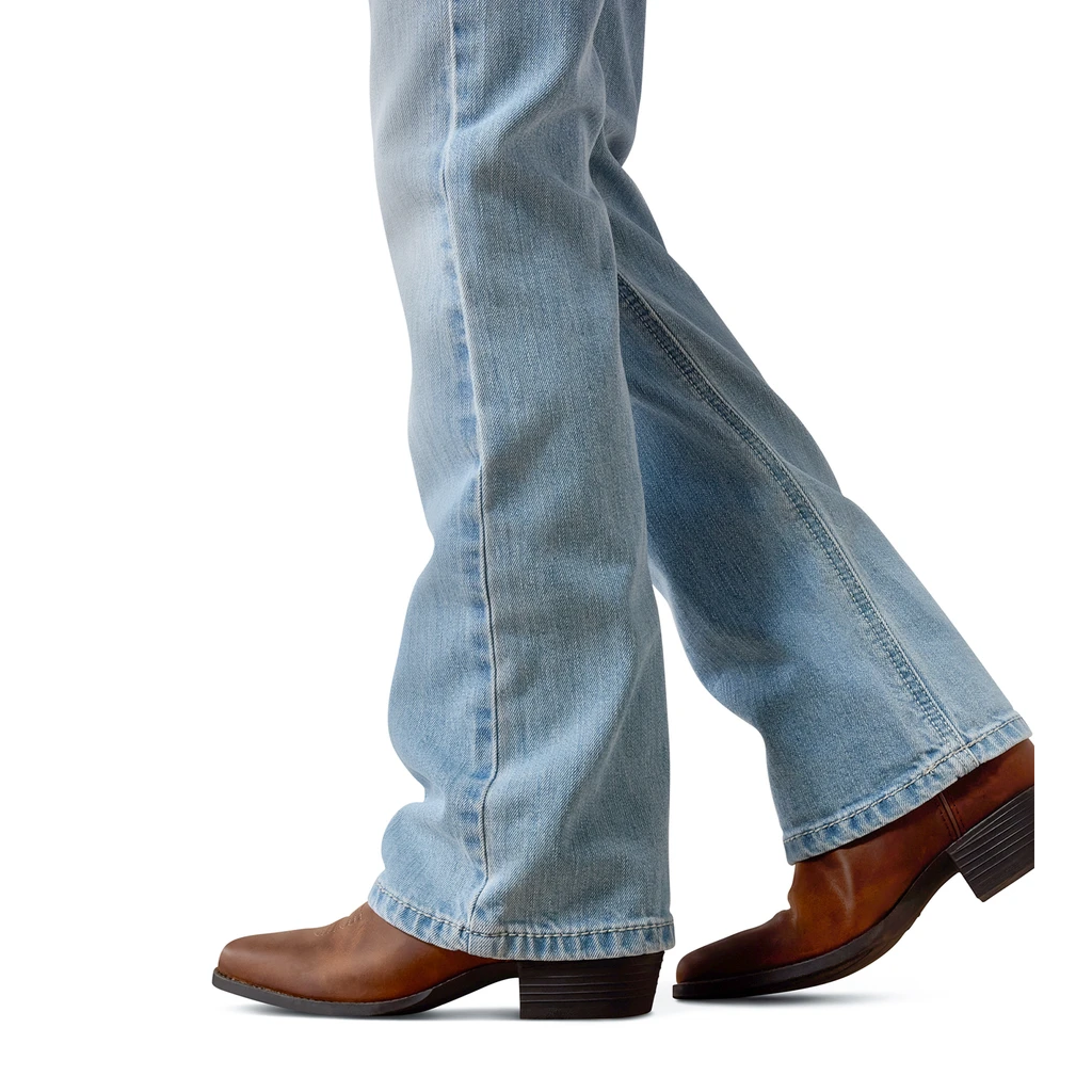 Ariat Girls' Boot Cut Stretch Low Rise Slim Fit Boot Cut Jeans - Porto