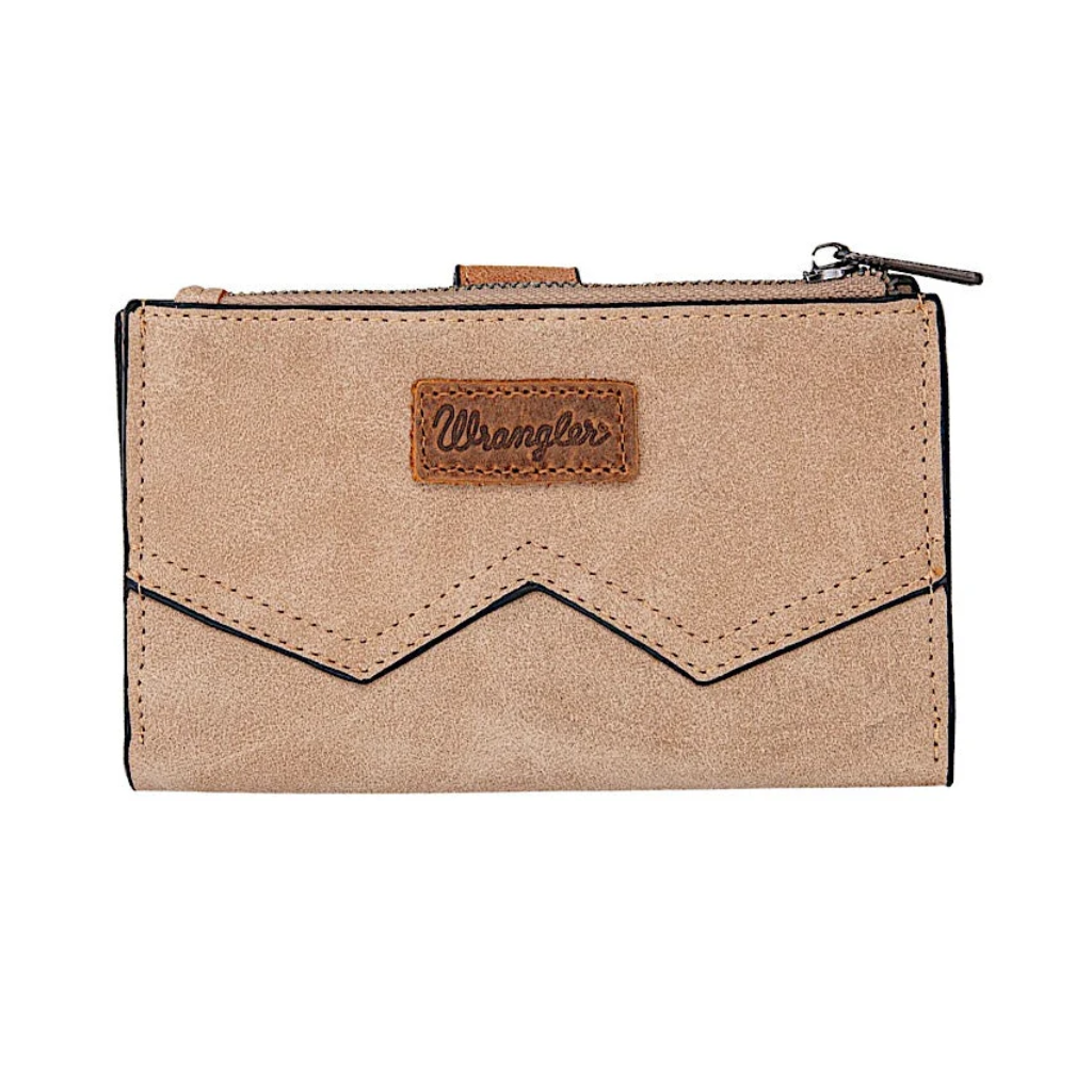 Wrangler W Stitch Wallet - Camel