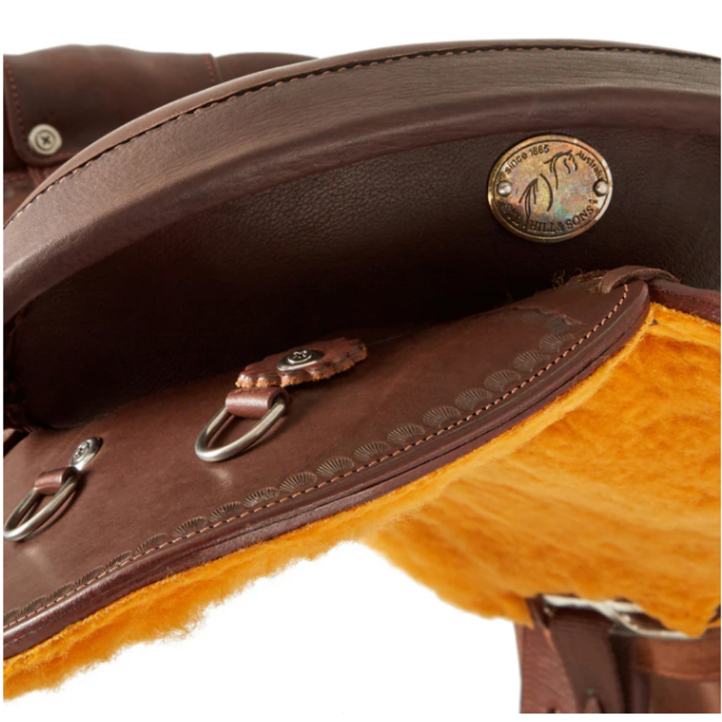 Syd Hill Premium Half Breed Saddle - SHX Adjustable Tree 18"
