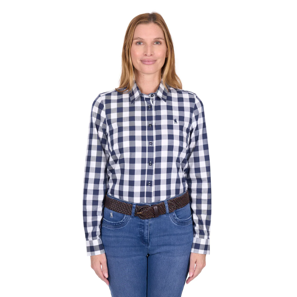 Thomas Cook Women's Tamara L/S Shirt Navy/White