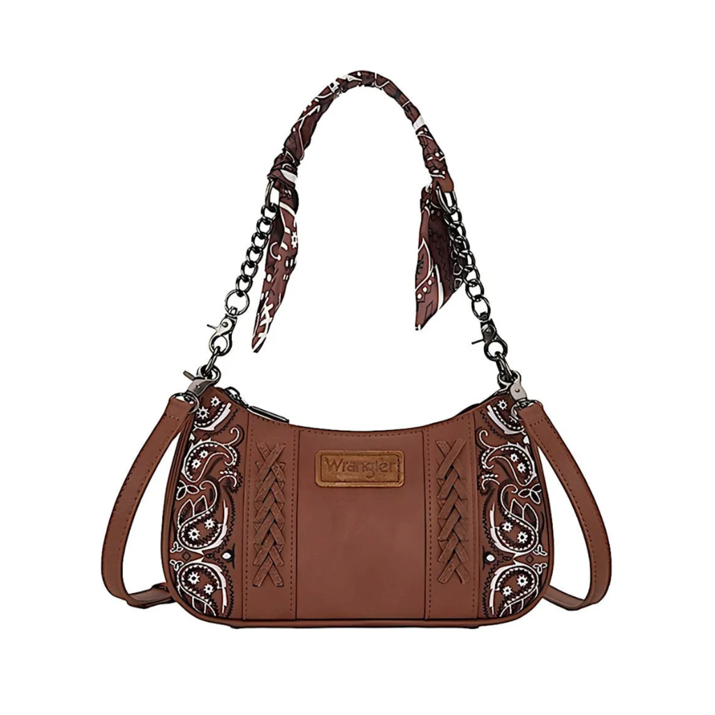 Wrangler Women's Paisley Shoulder Bag - Tan
