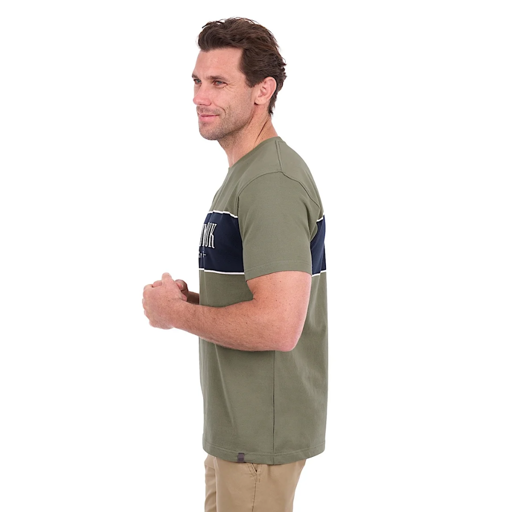 Thomas Cook Men's Jay Tee - Olive / Navy