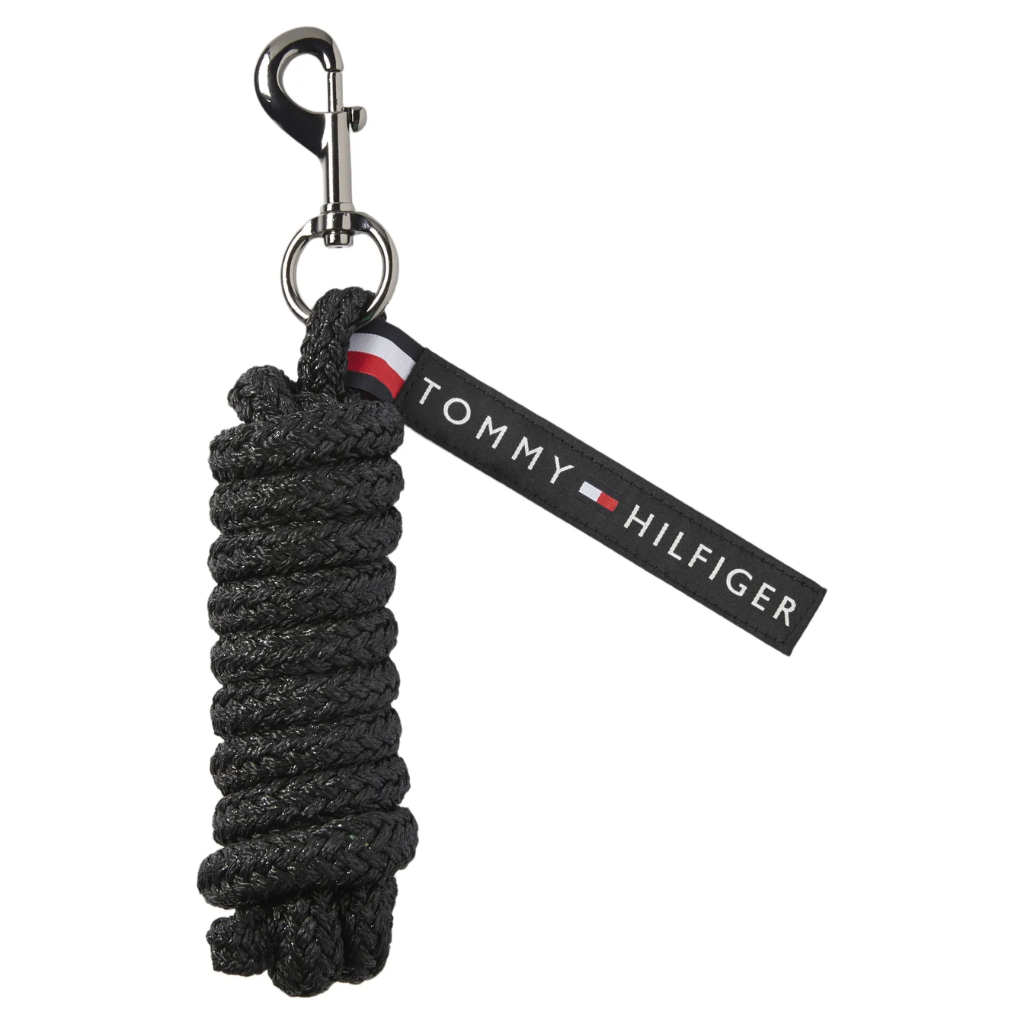 Tommy Hilfiger Yale Shine Set Halter and Lead Rope Black