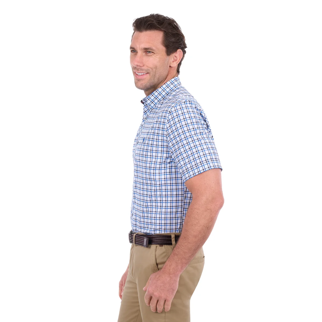 Thomas Cook Men's Theo Tailored S/S Shirt Navy/Blue