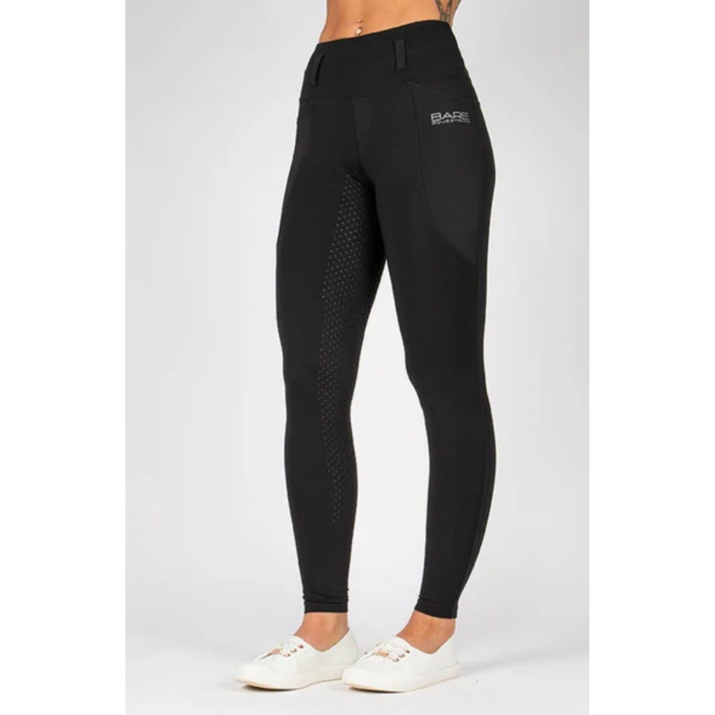 BARE ThermoFit Winter Performance Riding Tights - Black