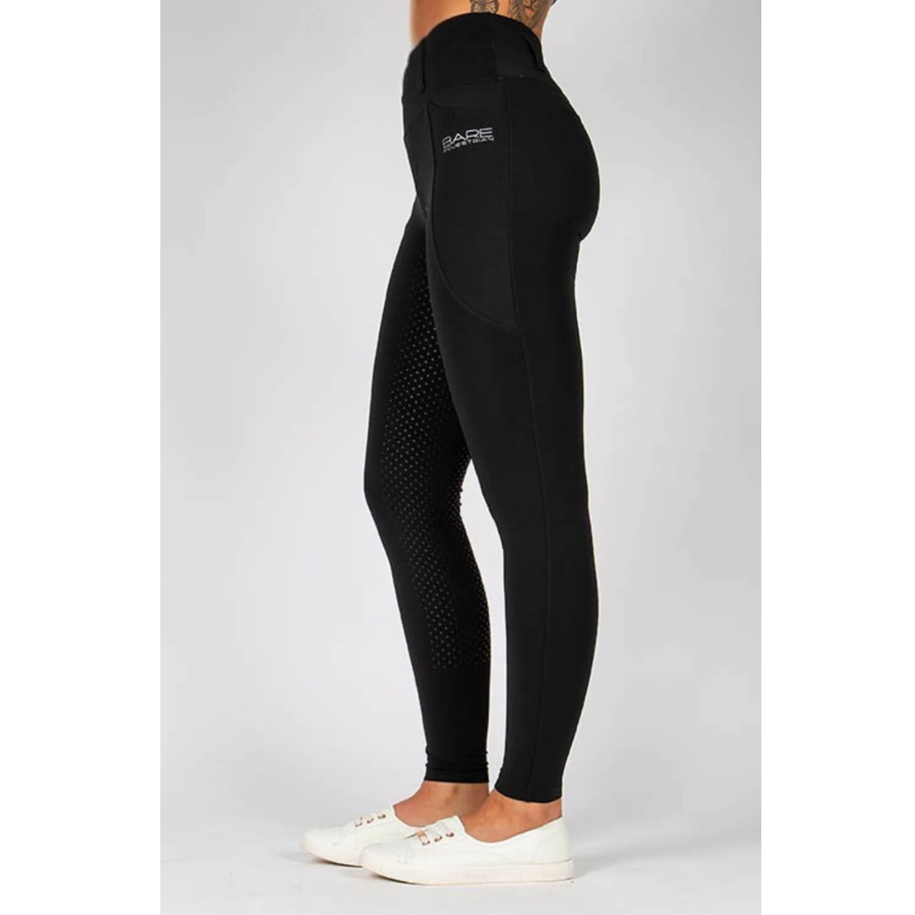 BARE ThermoFit Winter Performance Riding Tights - Black