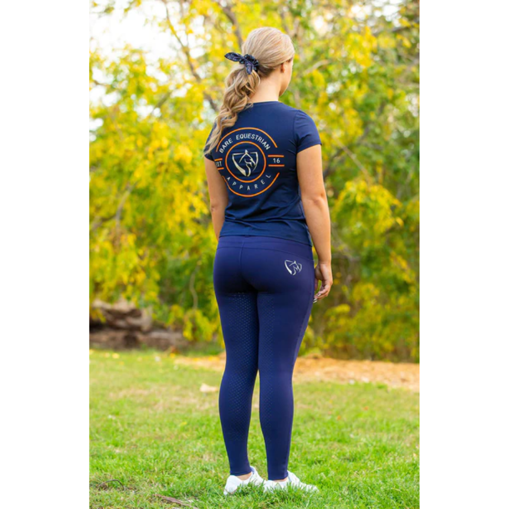 BARE ThermoFit Winter Performance Riding Tights - Navy