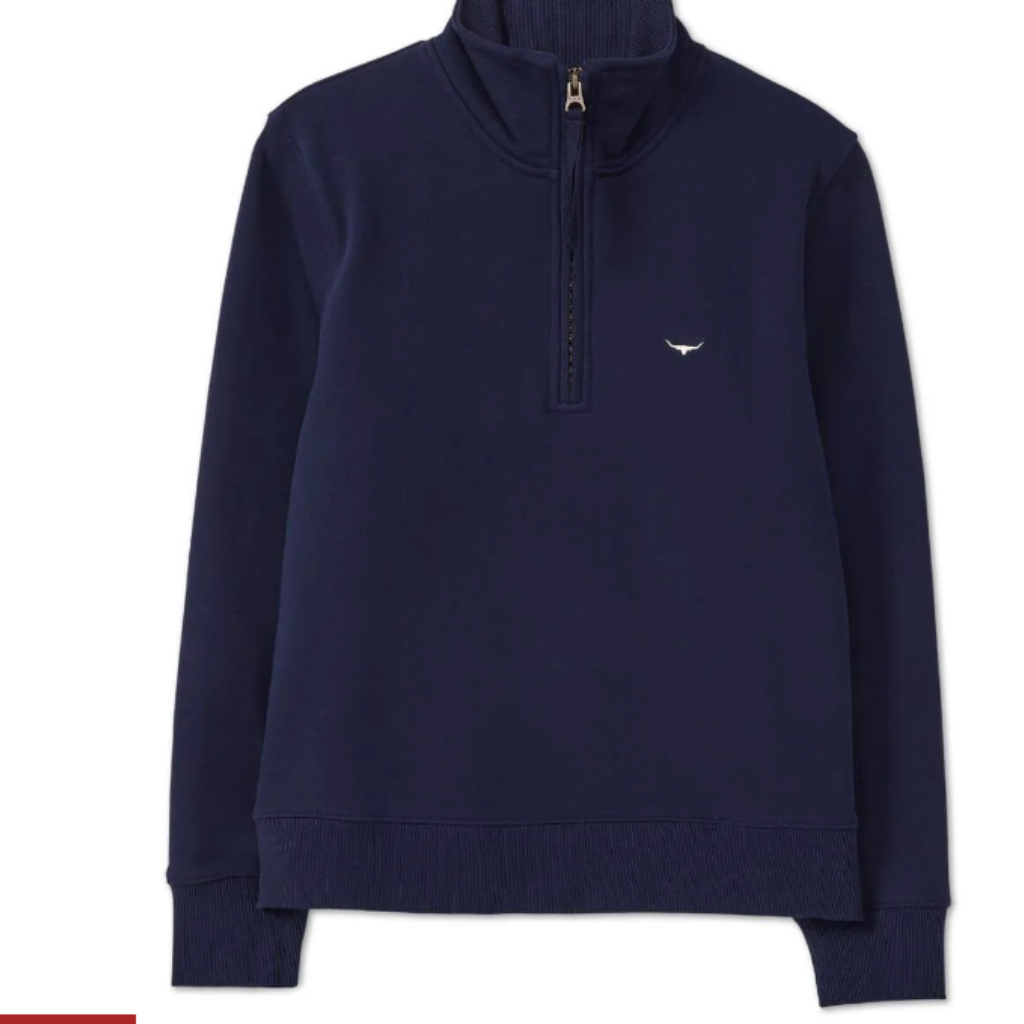 RM Williams Trickett Ladies Zip Neck Sweatshirt