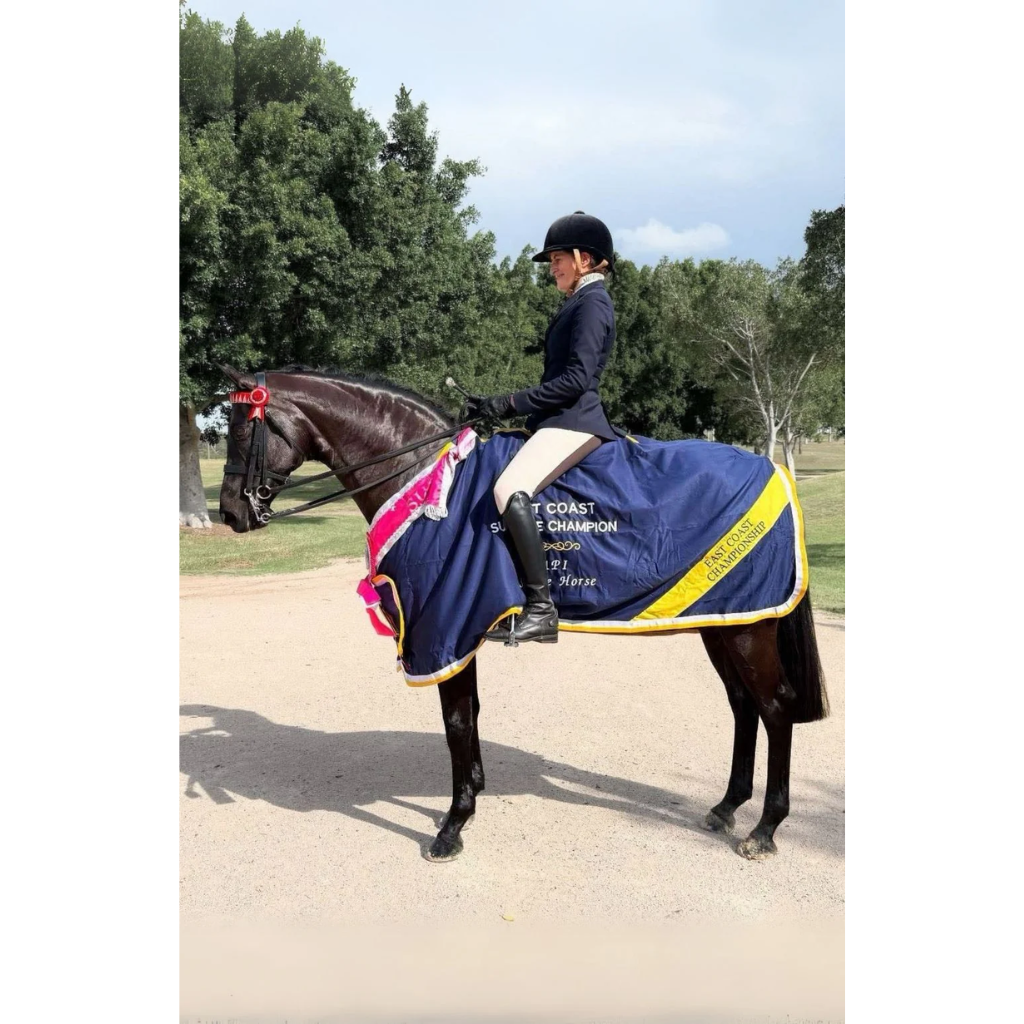 BARE Equestrian UltraSlim 2-Tone Competition Tights - Vanilla & Havana Brown