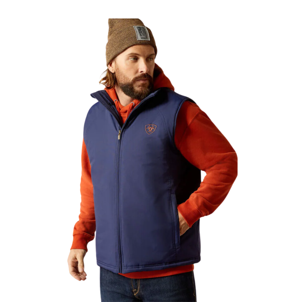 Ariat Mens Team Logo Insulated Vest - Medieval Blue