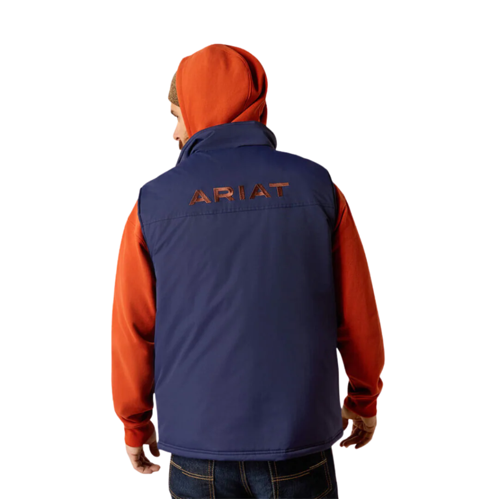Ariat Mens Team Logo Insulated Vest - Medieval Blue