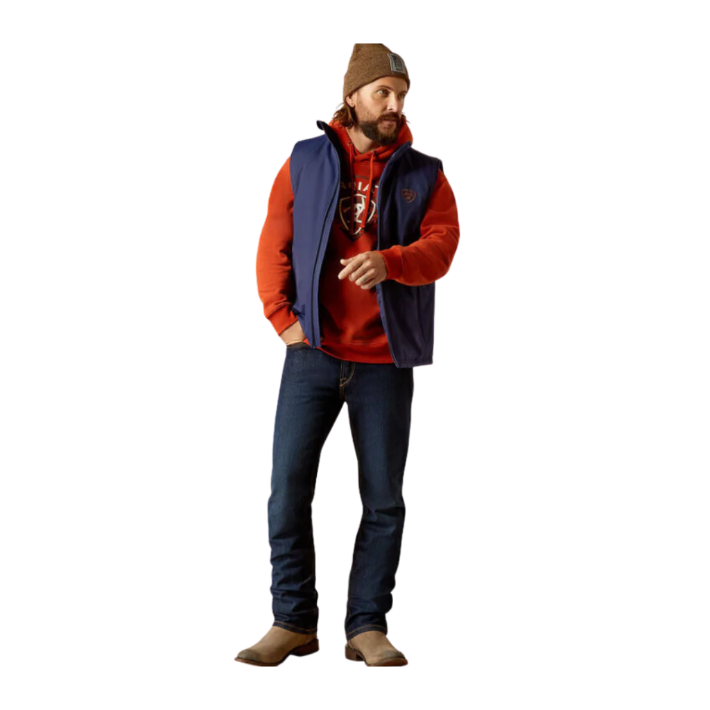 Ariat Mens Team Logo Insulated Vest - Medieval Blue