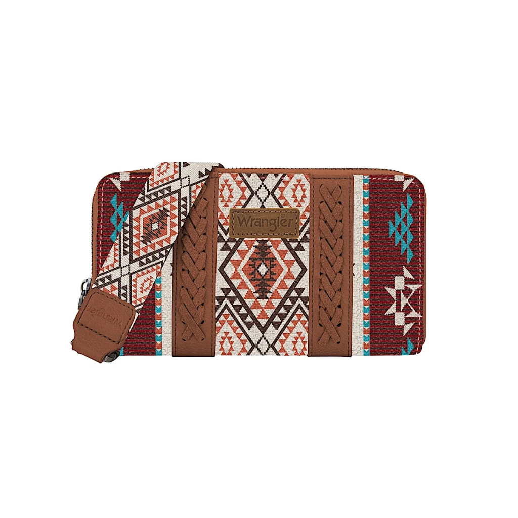 Wrangler Women's Lia Aztec Wallet - Brown