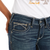 ARIAT Women's R.E.A.L Mid Rise Stretch Whipstitch Boot Cut Jean